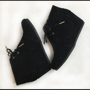 TOMS Desert Wedge Bootie